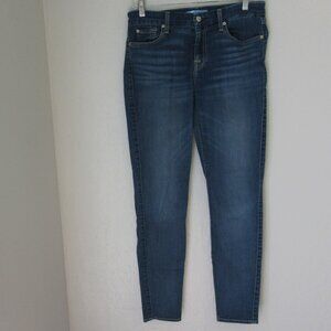 7 For All Mankind Blue Denim Blair Skinny Jeans Size 29